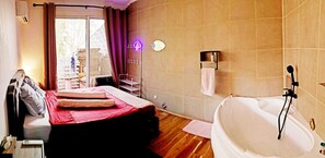 2 chambres, fer et planche à repasser, Wi-Fi, draps fournis