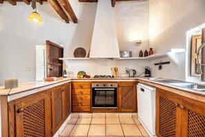 Fridge, microwave, dishwasher, toaster