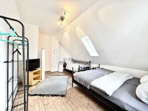 1 makuuhuone, silitysrauta/-lauta, Wi-Fi, vuodevaatteet