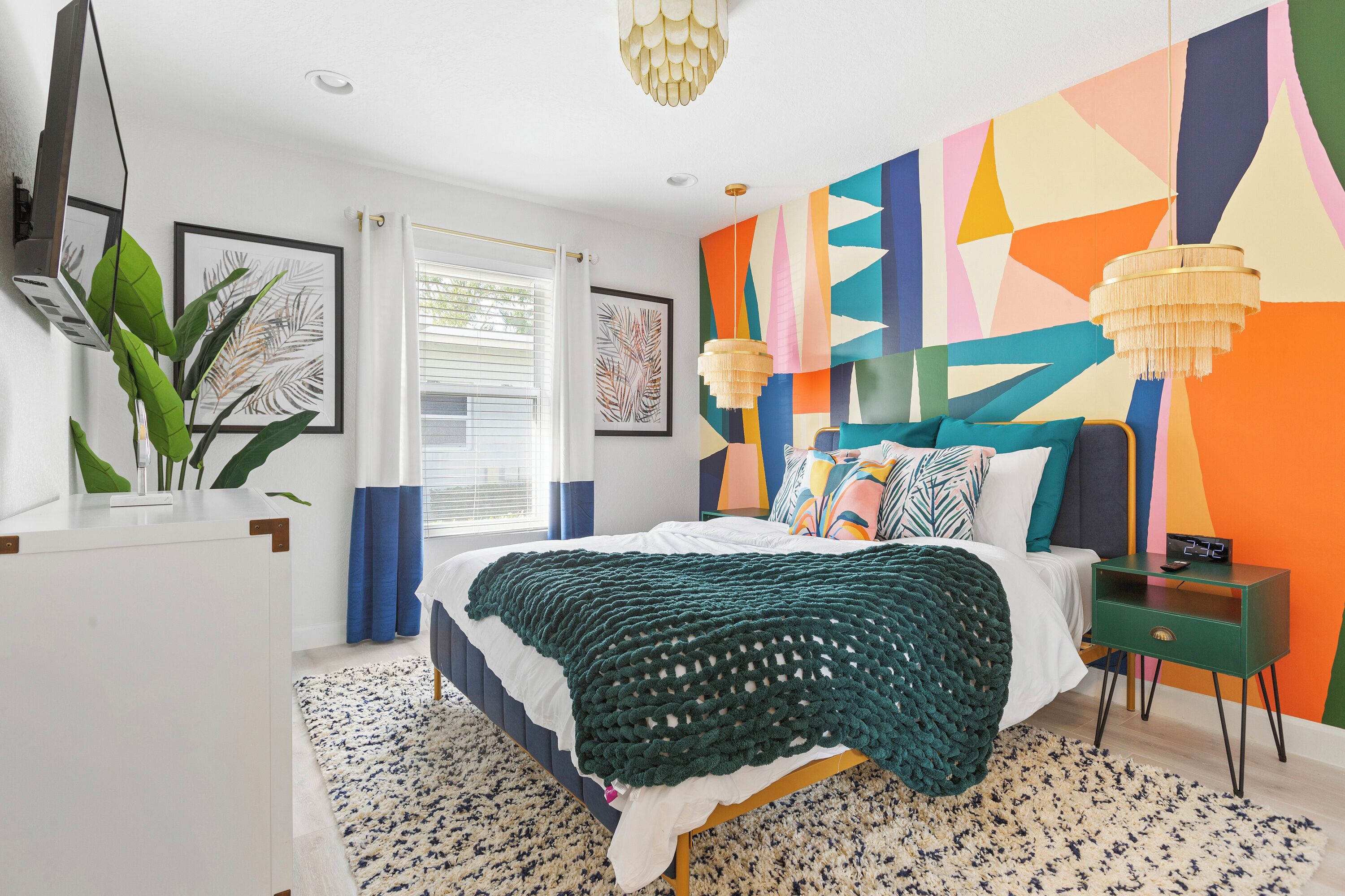 2 bedrooms, iron/ironing board, travel crib, free WiFi