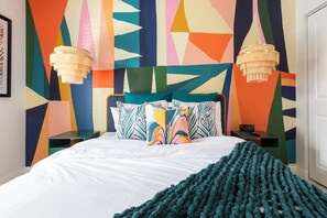 2 bedrooms, iron/ironing board, travel cot, free WiFi