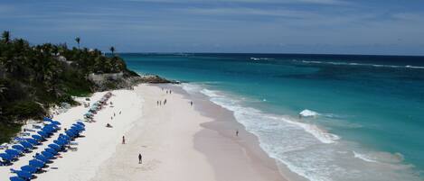 Sun loungers, beach towels
