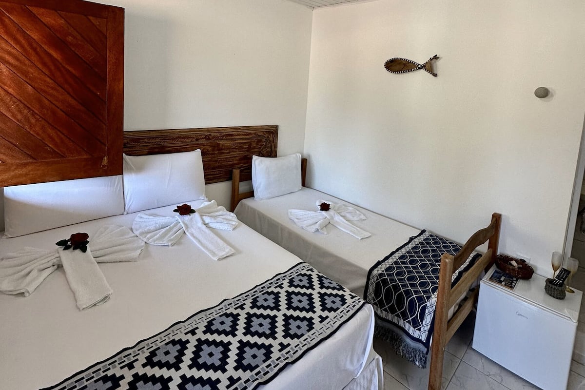 2 habitaciones, wifi gratis y ropa de cama