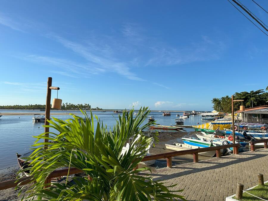 Uitzicht vanuit accommodatie