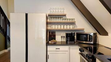 High chair, dining tables