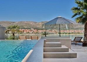 Una piscina riscaldata