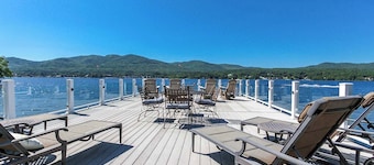 Private Dock at Lake George Getaway
