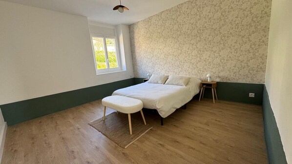 2 chambres, Wi-Fi, literie fournie