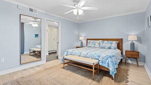 2 bedrooms, iron/ironing board, free WiFi, bed sheets