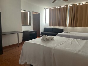 Triple Room, City View | Laptop workspace, iron/ironing board, free WiFi, bed sheets - Hotel San Agustin  (Queretaro)