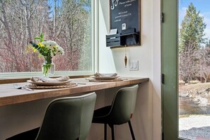 Dining - Peaceful Creekside Villa, Walk to Flathead Lake (Lakeside)