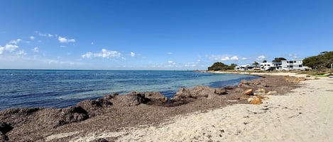 Aan het strand