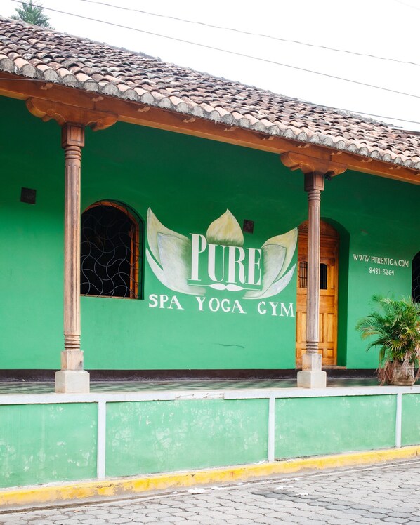 Voorkant van accommodatie