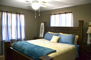 4 bedrooms, iron/ironing board, travel cot, free WiFi