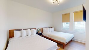 2 dormitorios y ropa de cama