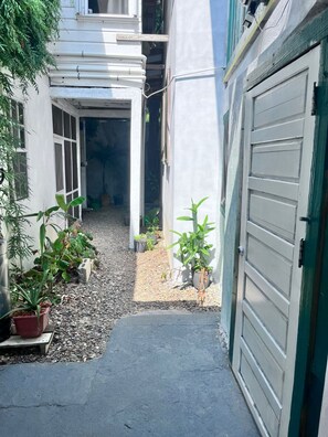 Blick auf den Garten