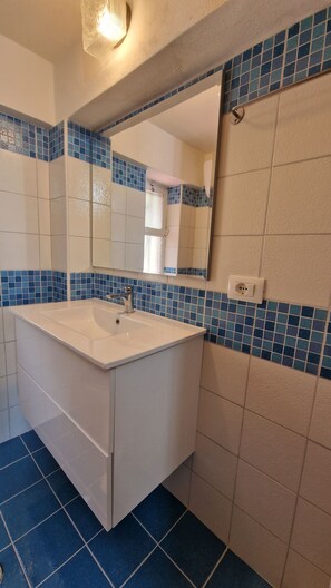 Regadera y secadora de cabello 