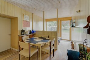 Dining - Holiday Home 'La Maison De La Rebergère' with Shared Terrace, Shared Garden and Wi-Fi (Javené)