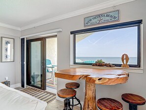 Dining - Oceanfront End Unit | Panoramic Views, Pool, Prime NSB Location - SST525 (New Smyrna Beach)