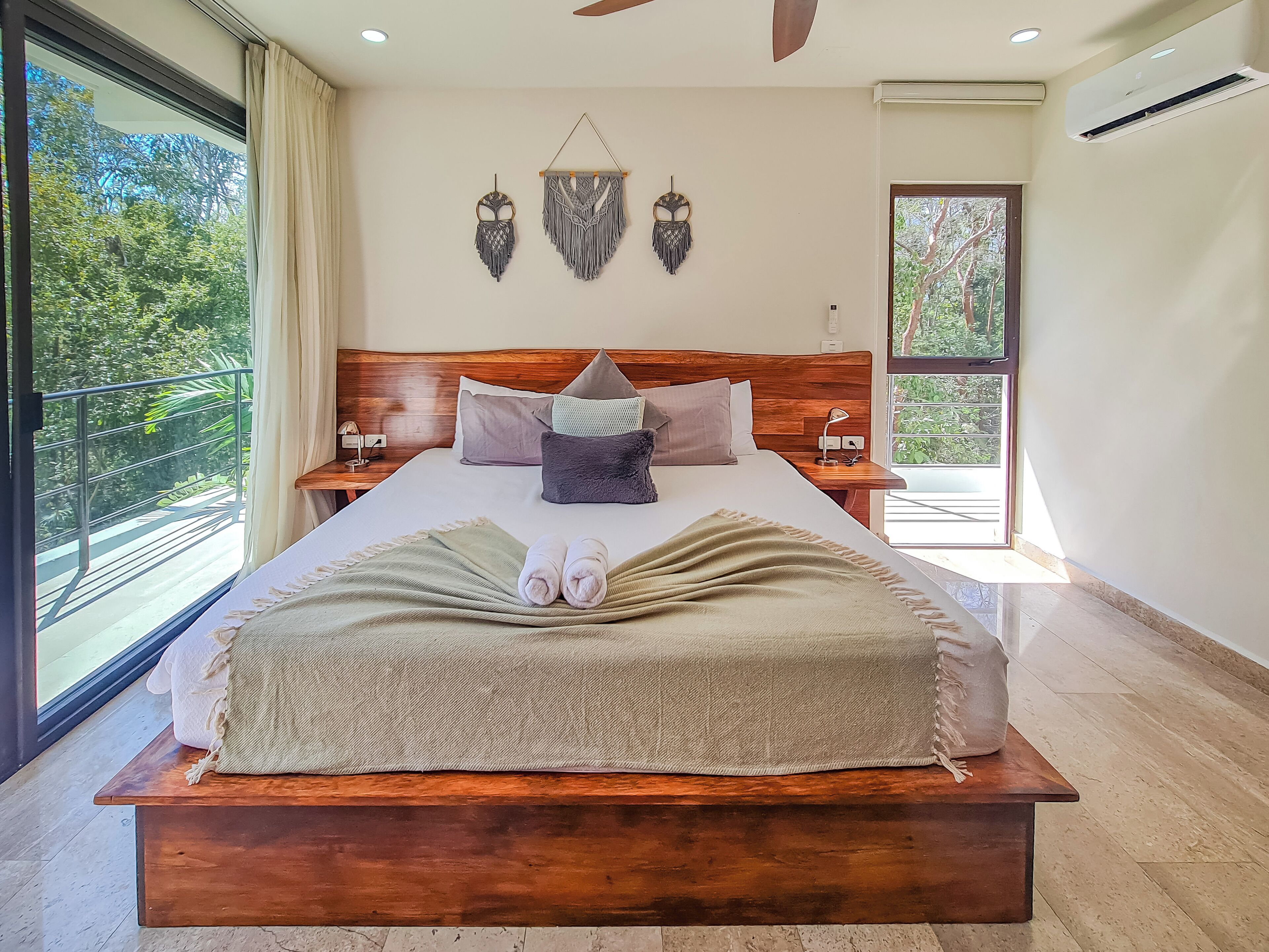 Family Suite, Pool View | Down comforters, in-room safe, individually decorated