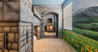 Water Views, PacMan Arcade, Castle w/ Slide, Camp Out, Movie Theater: Lakeside Adventures