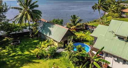Toahere Beach House - Beachfront - Pool - Pontoon