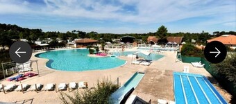 Mobile home 6 to 8 pers. Camping la reserve4☆ in Gastes (40)