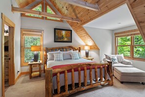 3 bedrooms, iron/ironing board, free WiFi, bed sheets - Creekview Cabin | Screened Porch With Indoor Wood Burning Fireplace (Highlands)