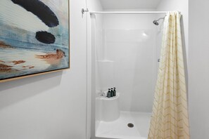 Shower, hair dryer