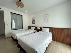Basic Double or Twin Room | In-room safe, desk, blackout drapes, soundproofing - KIEN HOTEL (Phu Quoc)