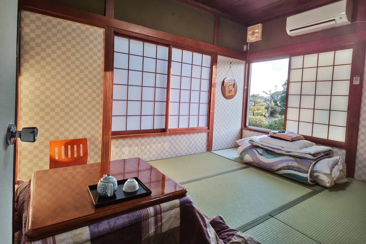 Japanese-style Single Room, Japanese Futon, Non Smoking (6 Tatami Mats) | Free WiFi, bed sheets