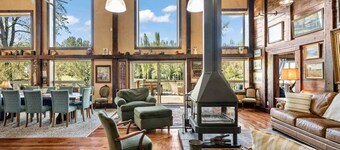 Wondrous Lakeside Historic Home, Acres of Streams, Trails, and Beauty, Hot Tub, Pet Friendly, & BBQ