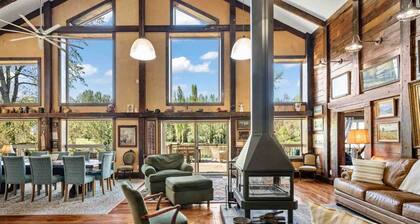 Wondrous Lakeside Historic Home, Acres of Streams, Trails, and Beauty, Hot Tub, Pet Friendly, & BBQ