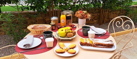 Gratis kontinental frukost varje dag