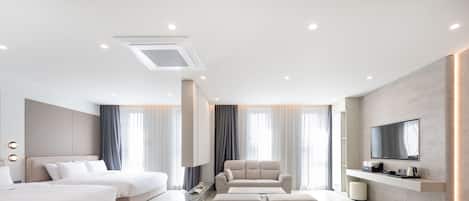 Junior Suite Room | Wi-Fi gratuit, draps fournis