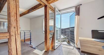 Ferienwohnung 'Langenholtensen' mit Balkon und Wi-Fi