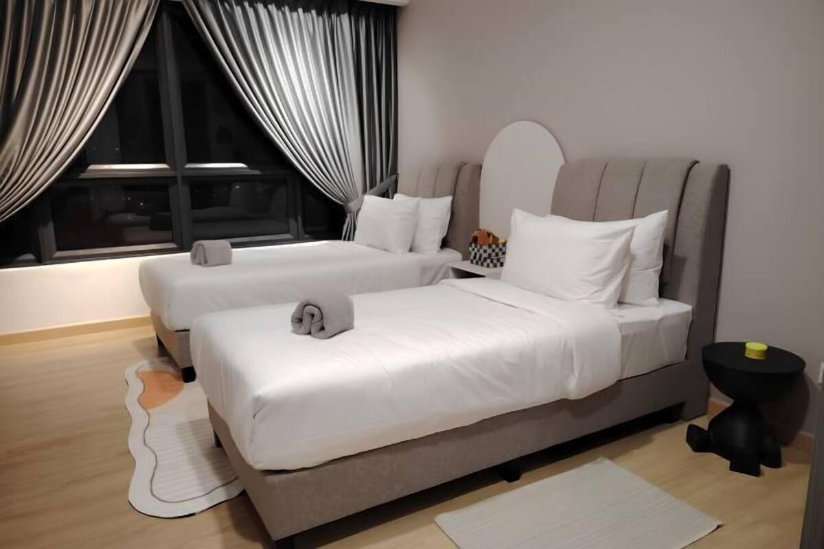 2 chambres, fer et planche à repasser, Wi-Fi gratuit, draps fournis