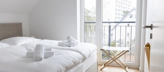 Appartement 'Strandroggen' avec balcon et Wi-Fi