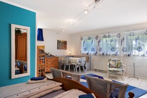 1 Schlafzimmer, Bügeleisen/Bügelbrett, kostenloses WLAN, Bettwäsche