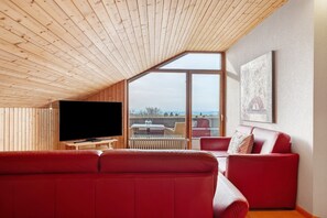 TV, DVD player, stereo - Apartment 'Abendsonne' with Mountain View, Balcony and Wi-Fi (Höchenschwand)