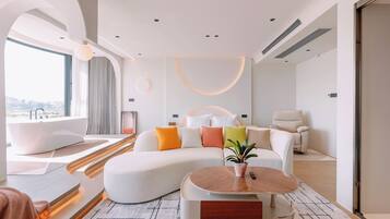 Superior Suite | Premium bedding, down comforters, memory foam beds, free WiFi