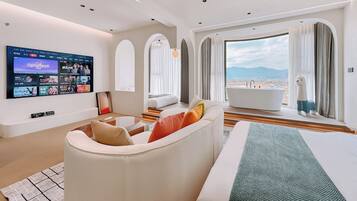 Superior Suite | Premium bedding, down comforters, memory foam beds, free WiFi