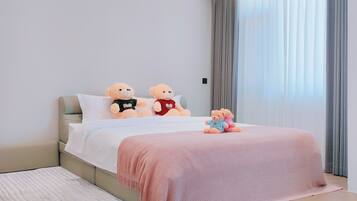 Luxury-Suite, Mehrere Betten | Hochwertige Bettwaren, Daunenbettdecken