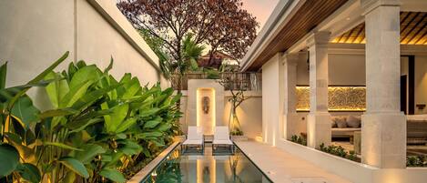 Villa Luxe, patio, vue piscine | Piscine privée