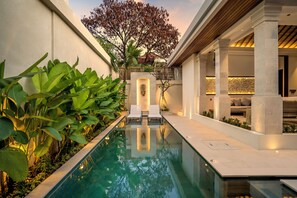 Villa luxueuse, patio, vue sur la piscine | Piscine privée