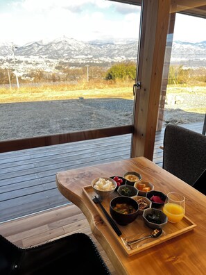 Daily Japanese breakfast for a fee - Cider Barn &more (Iida)