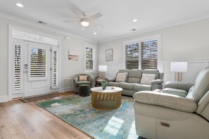 TV, fireplace, table tennis