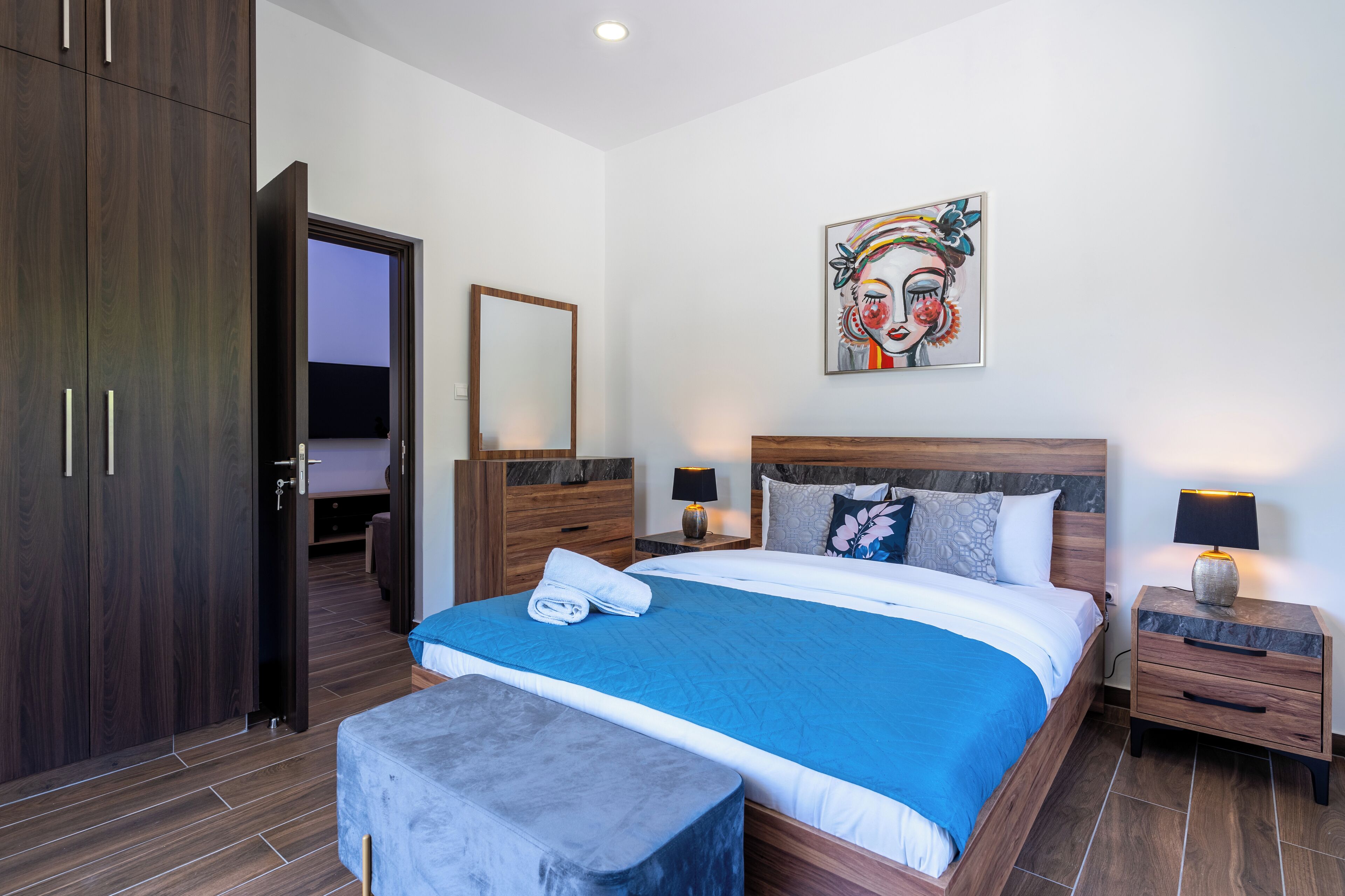 基本公寓, 2 間臥室, 露台, 城市景 | 2 間睡房、高級寢具、獨特設計、獨特裝修