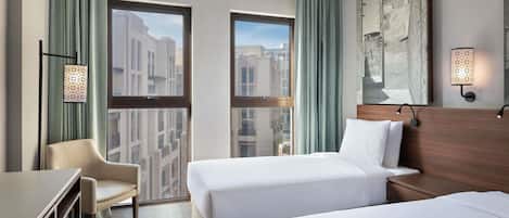 Superior Room, 2 Single Beds | Minibar, in-room safe, desk, iron/ironing board