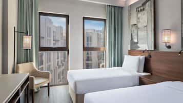Superior Room, 2 Twin Beds | Minibar, in-room safe, desk, iron/ironing board